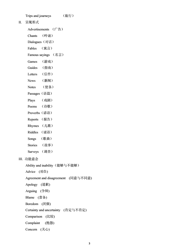 2018年上海市初中英語課程終結性評價指南(中考考綱)