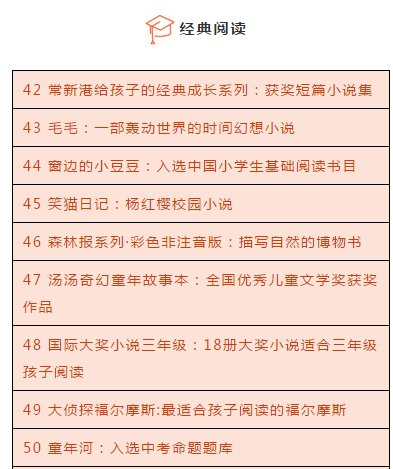 暑假讀什么?小學1-6年級最值得讀的100本書