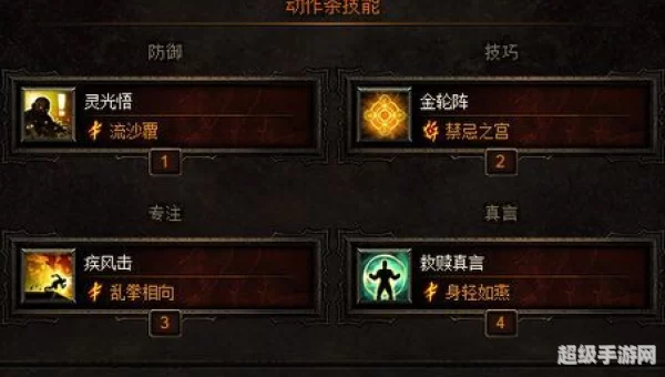 武僧技能搭配